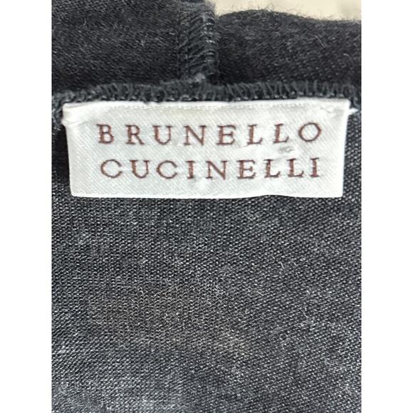 B45 BRUNELLO CUCINELLI Draped Wool Sweater Dress Womens 2 Old Money Minimalist - Picture 6 of 7